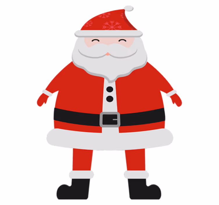 Jul vinyl teppe nisse til barn - Tenstickers