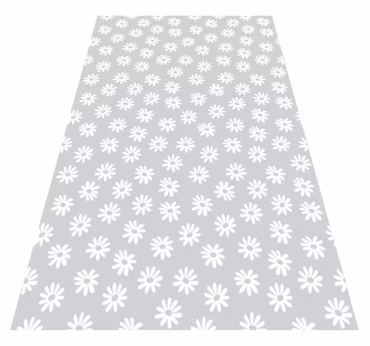 Blomster og planter vinyl teppe blomstervindu - Tenstickers