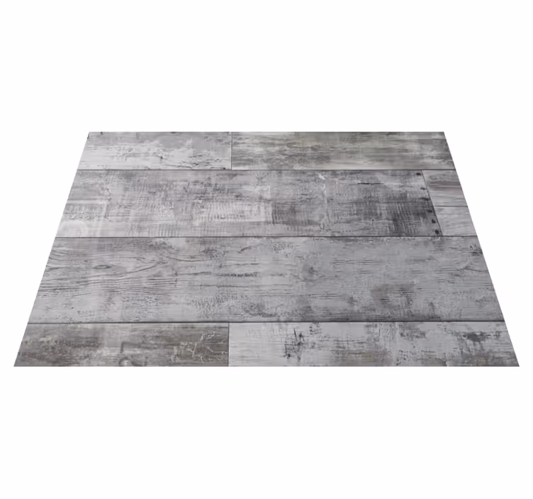 Vinyl teppe spiserom gråtreplanker - Tenstickers