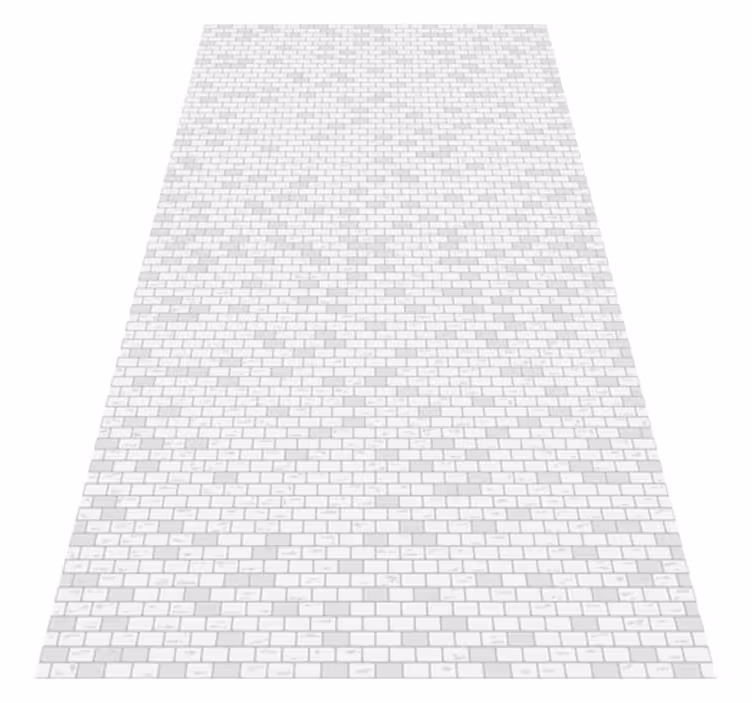 Elegant mursteinsmønster vinyl teppe kjøkken - Tenstickers