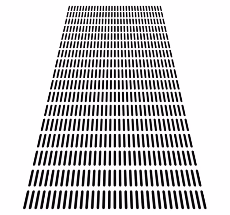 Minimalistiske linjer bad vinyl teppe - Tenstickers