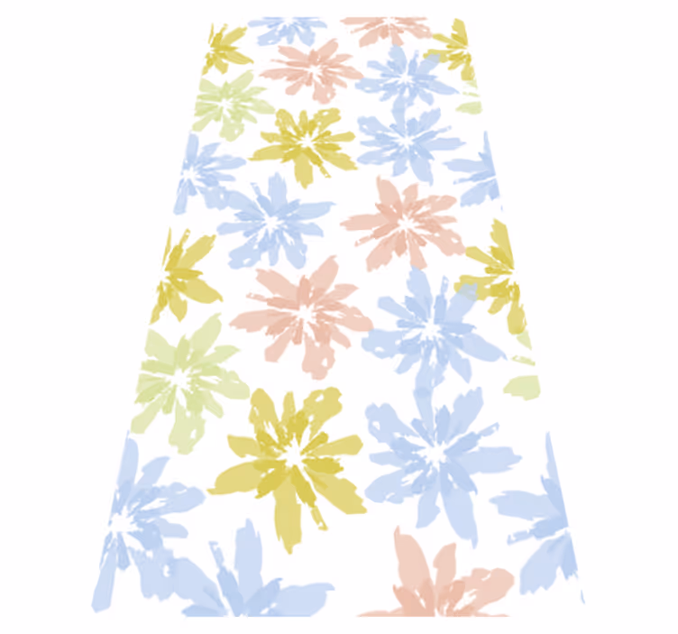 Vinyl teppe soverom blomsterdekor vindusfolie - Tenstickers