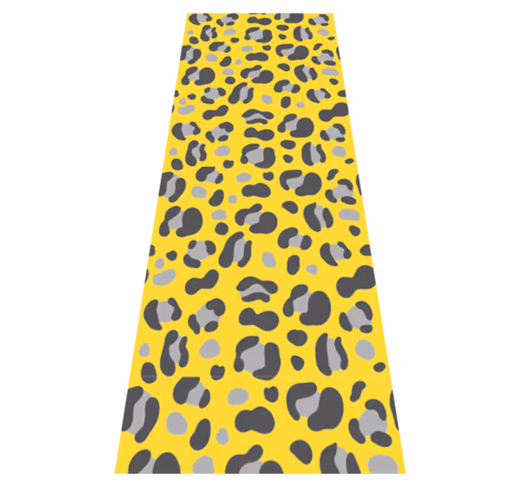 Vinyl teppe dyreavtrykk pantone leopardmønster - Tenstickers