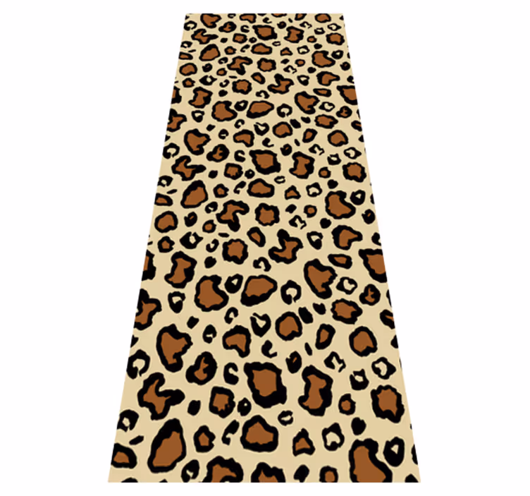 Vinyl teppe dyreavtrykk klassisk leopardmønster - Tenstickers