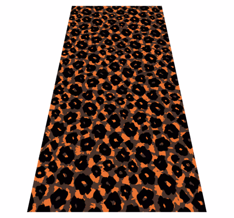 Vinyl teppe dyreavtrykk kalahari leopardimitasjon - Tenstickers