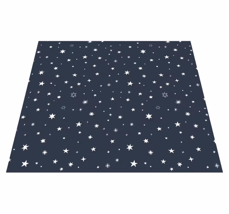 Vinyl teppe stjerner nattehimmel - Tenstickers