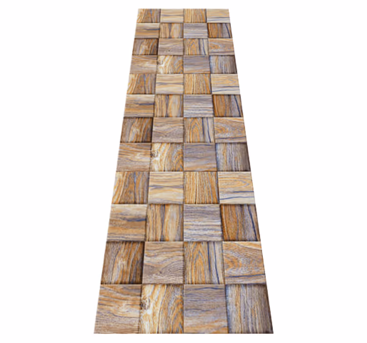 Vinyl teppe geometrisk 80-talls treimitasjon mosaikk - Tenstickers