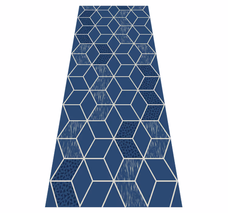 Vinyl teppe geometrisk slitt vittoria - Tenstickers