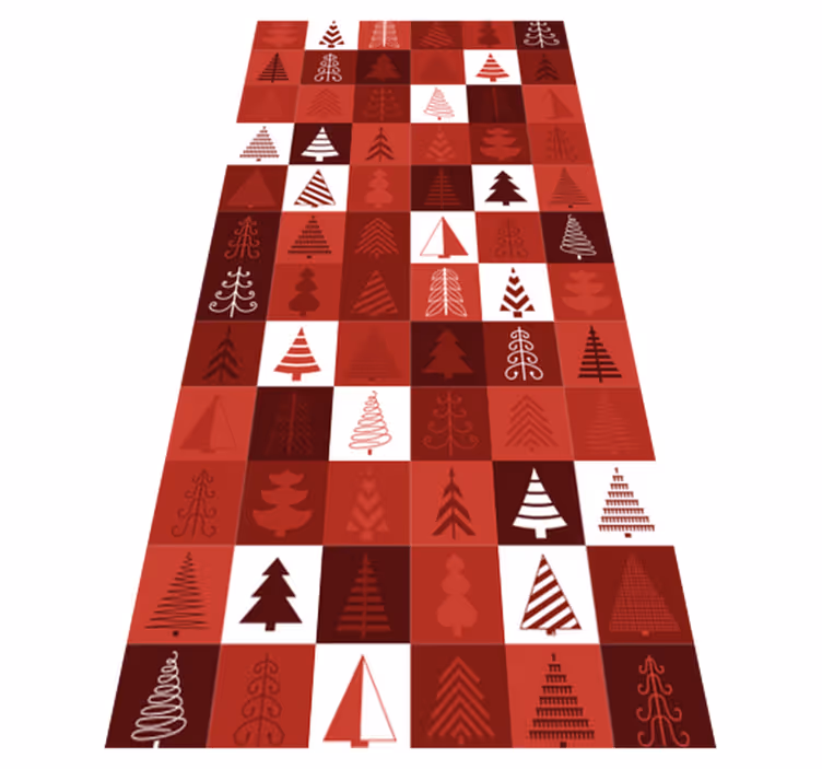 Jul vinyl teppe julelappeteppe - Tenstickers