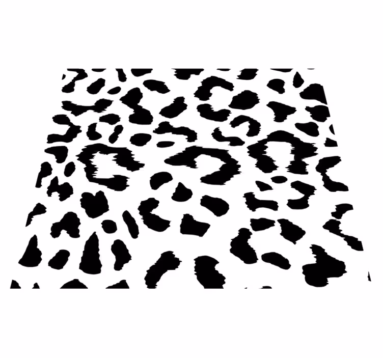 Vinyl teppe soverom leopard enkelt dyreprint - Tenstickers