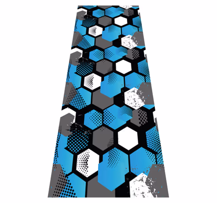 Vinyl teppe soverom abstrakt gradient fotballbakgrunn - Tenstickers