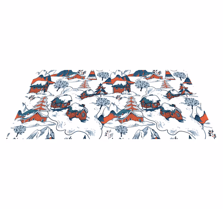 Vinyl teppe natur polske fjell - Tenstickers