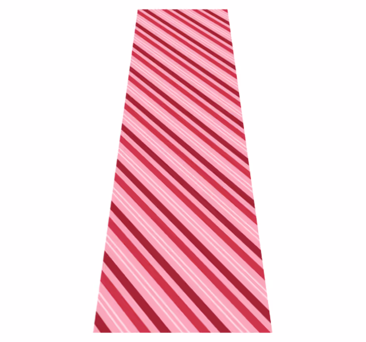 Diagonal mønster vinyl teppe soverom - Tenstickers