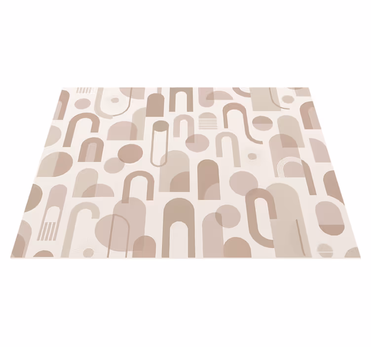 Moderne mønster vinyl teppe soverom - Tenstickers