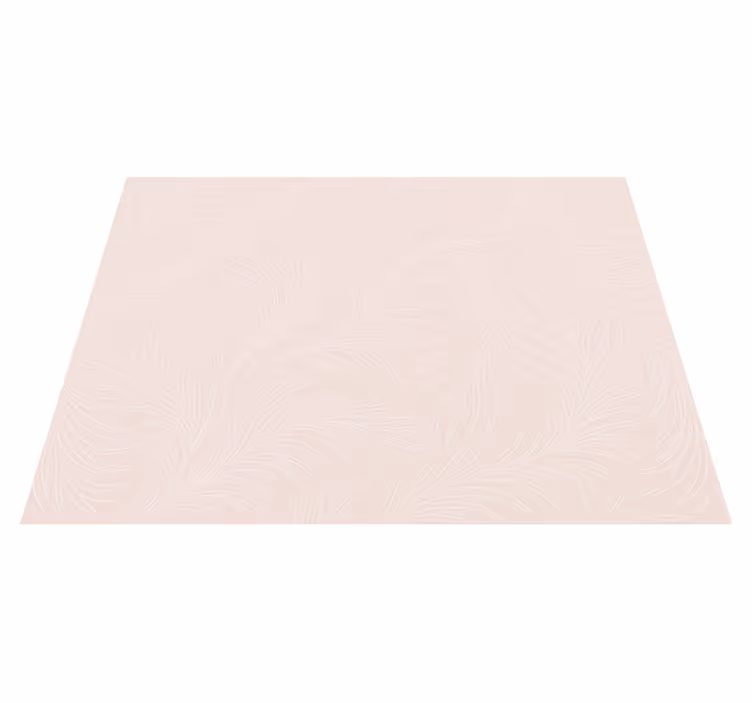 Vinyl teppe soverom myk rosa botanisk - Tenstickers
