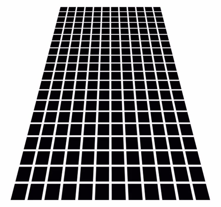 Vinyl teppe geometrisk grå ruteskala - Tenstickers