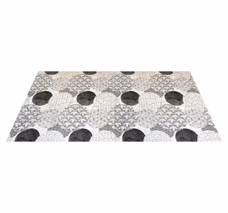Vinyl teppe geometrisk orientalsk mønster - Tenstickers
