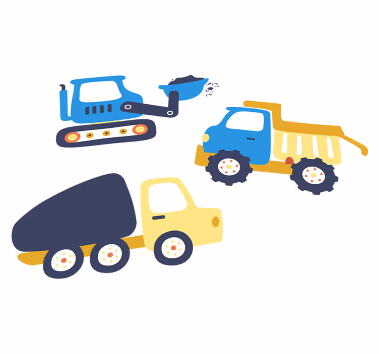 Vinyl teppe spedbarn med bagger symboler barn - Tenstickers