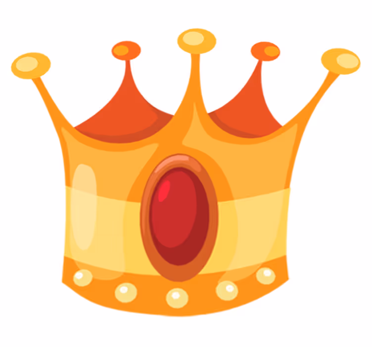 King krone vinyl teppe spedbarn - Tenstickers