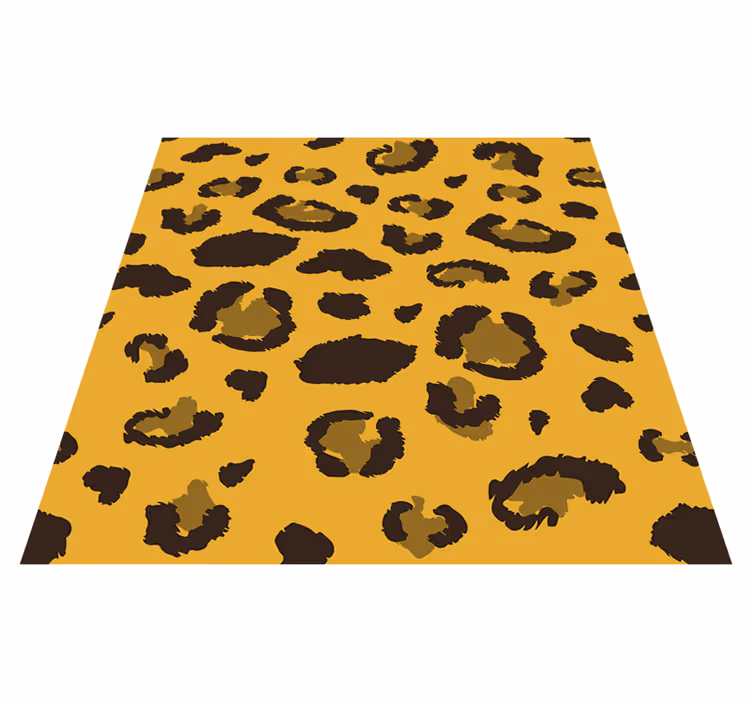 Vinyl teppe soverom leopardmønster - Tenstickers