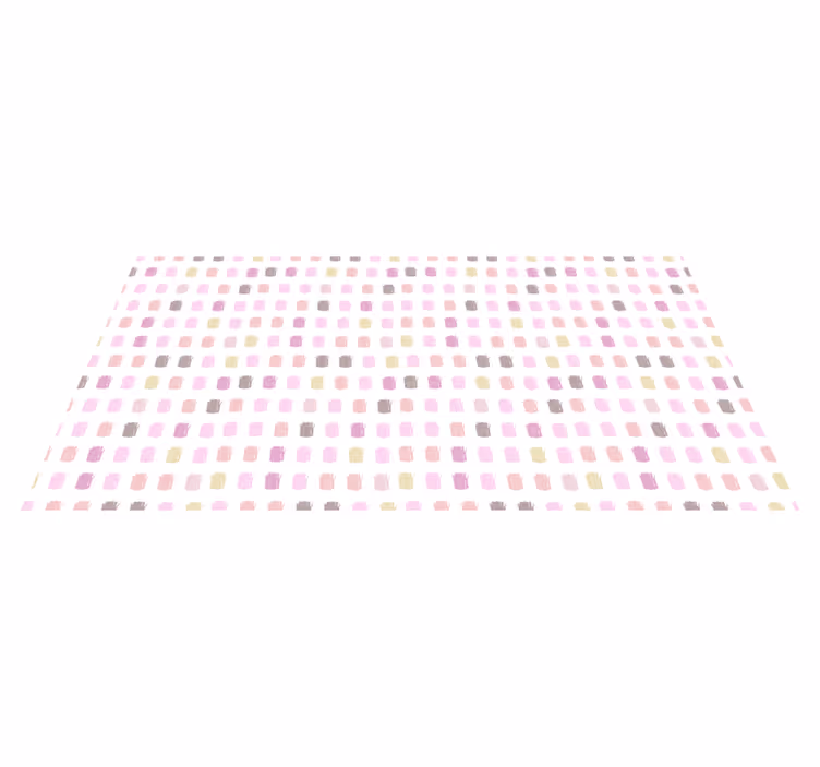 Vinyl teppe spedbarn rosa maletoner - Tenstickers