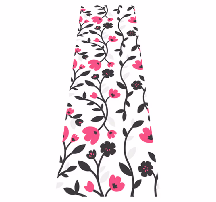 Rose tekstur bad vinyl teppe - Tenstickers