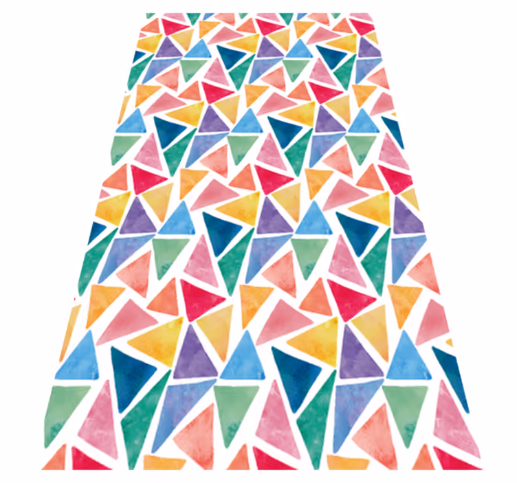Vinyl teppe kjøkken geometrisk design - Tenstickers