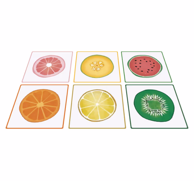 Sliced fruit vinyl teppe kjøkken - Tenstickers