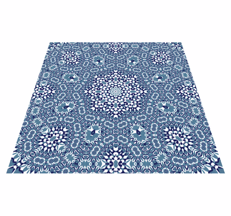 Mosaikk mandala vinyl teppe kjøkken - Tenstickers