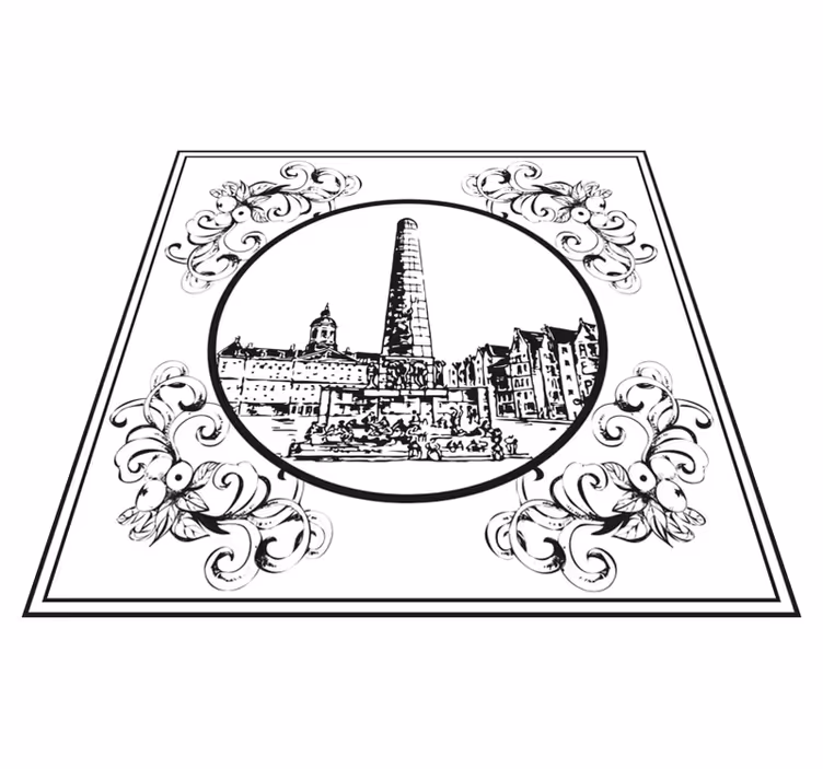 Vinyl teppe kjøkken amsterdam damplassen - Tenstickers