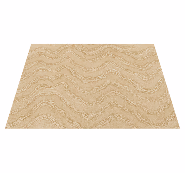 Vinyl teppe soverom i beige og gull marmor effekt - Tenstickers