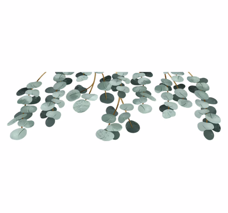 Hengende planter vinyl teppe soverom - Tenstickers