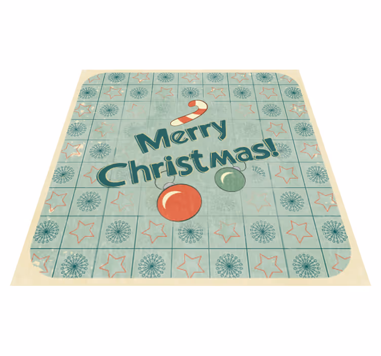 Vinyl teppe soverom juledekorasjon - Tenstickers