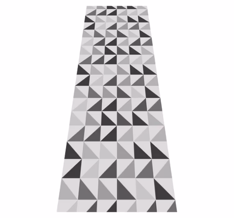 Vinyl teppe kontor geometriske trekanter - Tenstickers