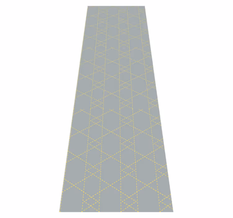 Vinyl teppe soverom pantone origami trekanter - Tenstickers