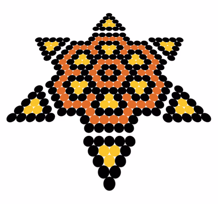 Sol huichol vinyl teppe soverom - Tenstickers