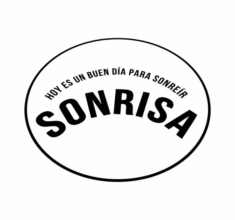 Sonrisa vinyl teppe soverom - Tenstickers