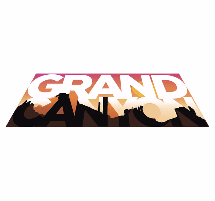 Vinyl teppe soverom grand canyon - Tenstickers