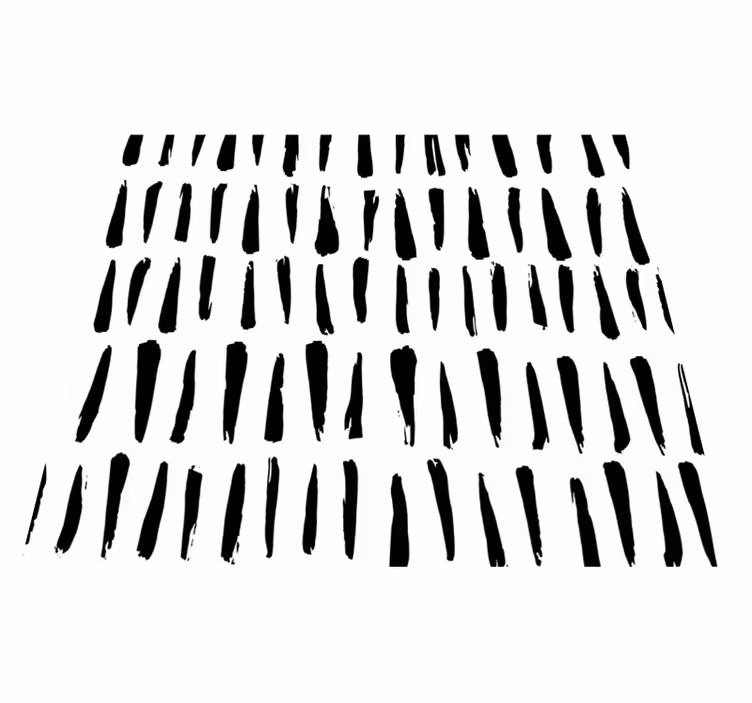 Vinyl teppe nordisk uregelmessige striper mønster - Tenstickers