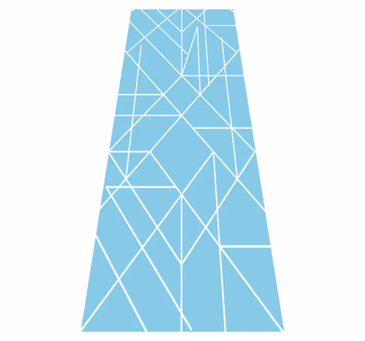 Vinyl teppe nordisk geometrisk mosaikk - Tenstickers
