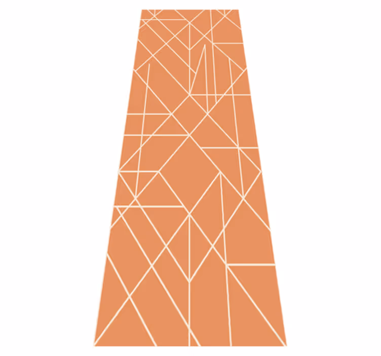 Vinyl teppe nordisk geometrisk mosaikk topp - Tenstickers