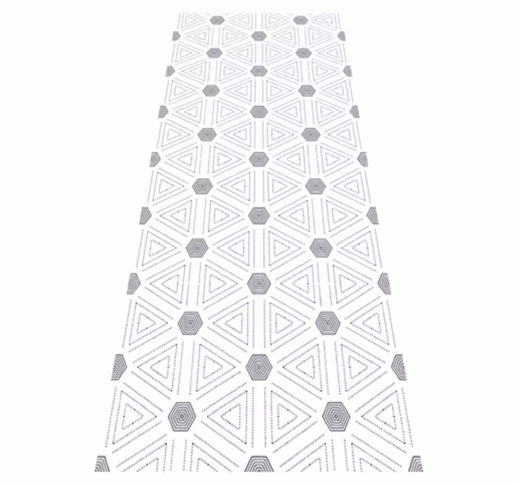 Vinyl teppe nordisk geometriske trekanter - Tenstickers