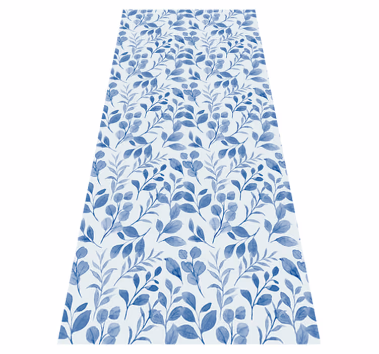 Faded leaves ny nostalgi stil vinyl teppe natur - Tenstickers