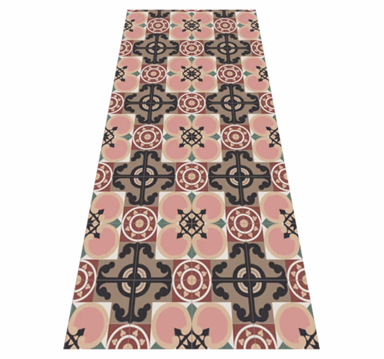 Vinyl teppe vintage azulejos fra toledo - Tenstickers