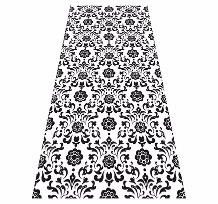 Vinyl teppe vintage i royalty damask stil - Tenstickers