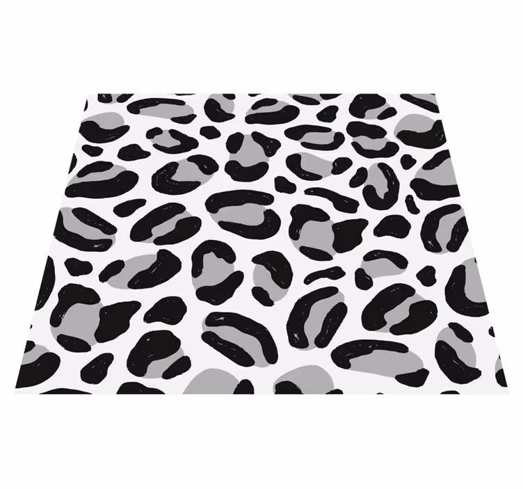 Vinyl teppe dyr leopardpels - Tenstickers