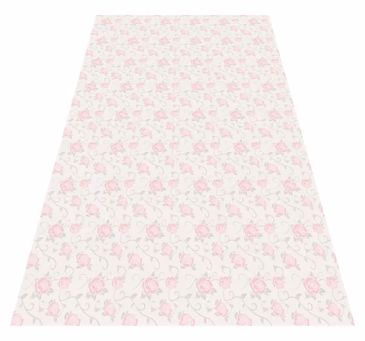 Vinyl teppe vintage små blomster stil - Tenstickers