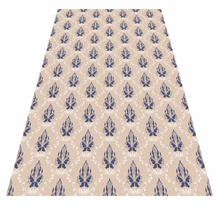 Stensilert vinyl teppe vintage - Tenstickers