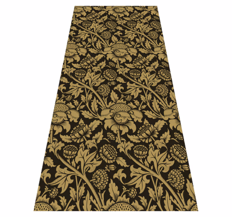 Vinyl teppe vintage fransk blomsterdesign - Tenstickers