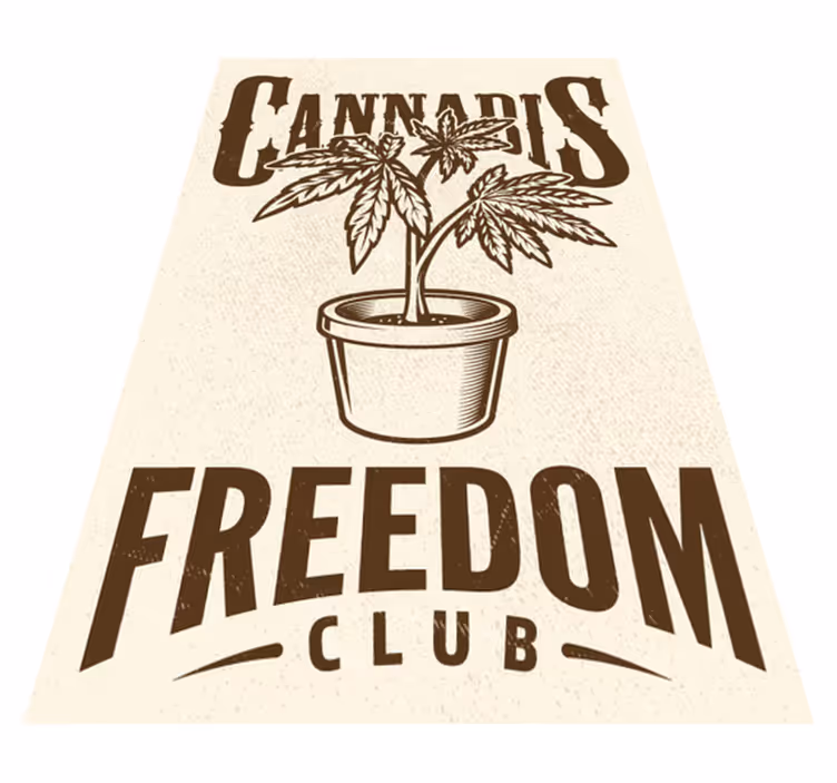 Vinyl teppe sagn og tekster cannabis klubb - Tenstickers